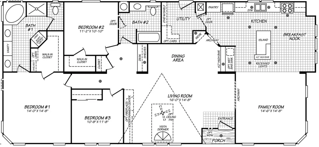 Vogue II 30643K Floor Plan