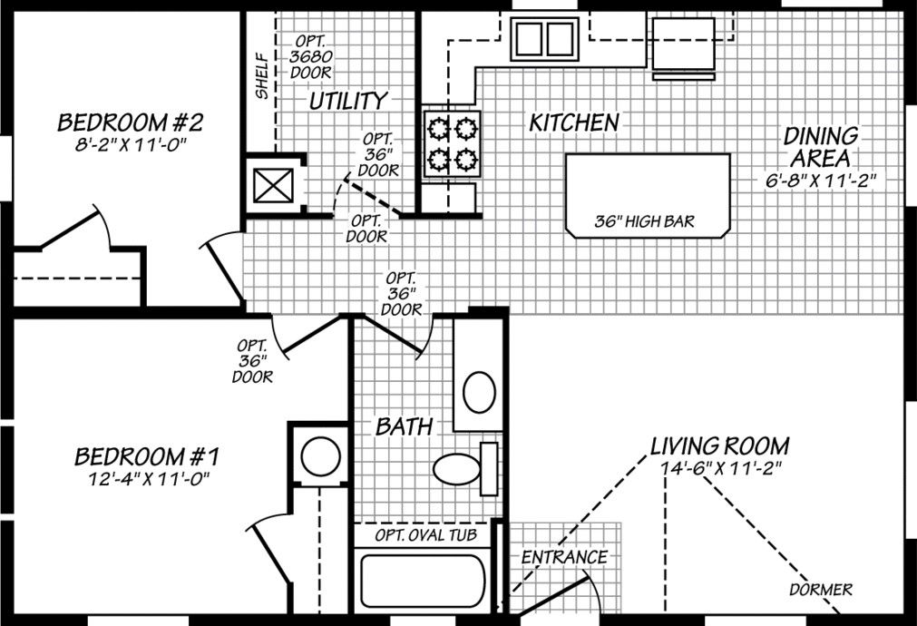 Evergreen 24342E Floor Plan