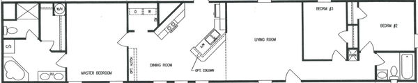 Md-101 floor plan home features