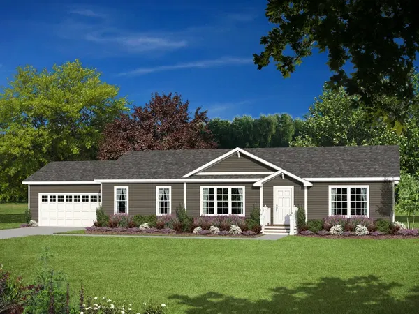 Sierra hero, elevation, and exterior home features