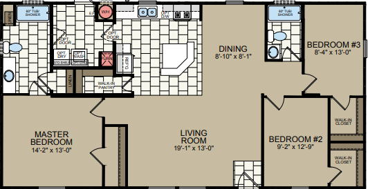 Sunrise SR2852 Floor Plan