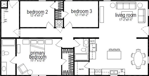 Millcreek 4404 floor plan home features