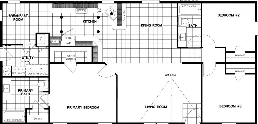 Drm564f floor plan home features