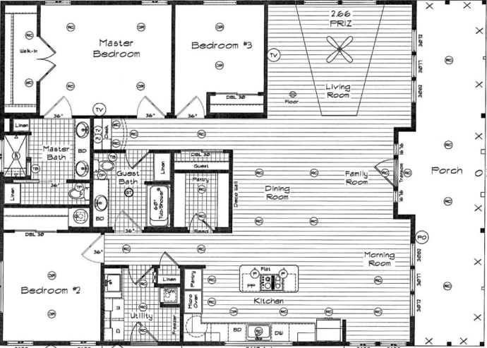 Cedar Canyon 2060-1 Floor Plan