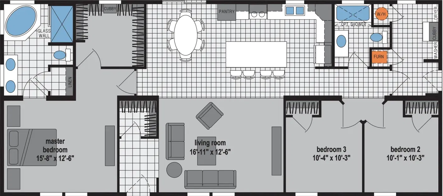 Skyliner 4765j floor plan home features