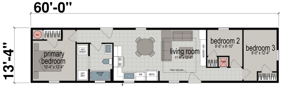 Ensure floor plan home features