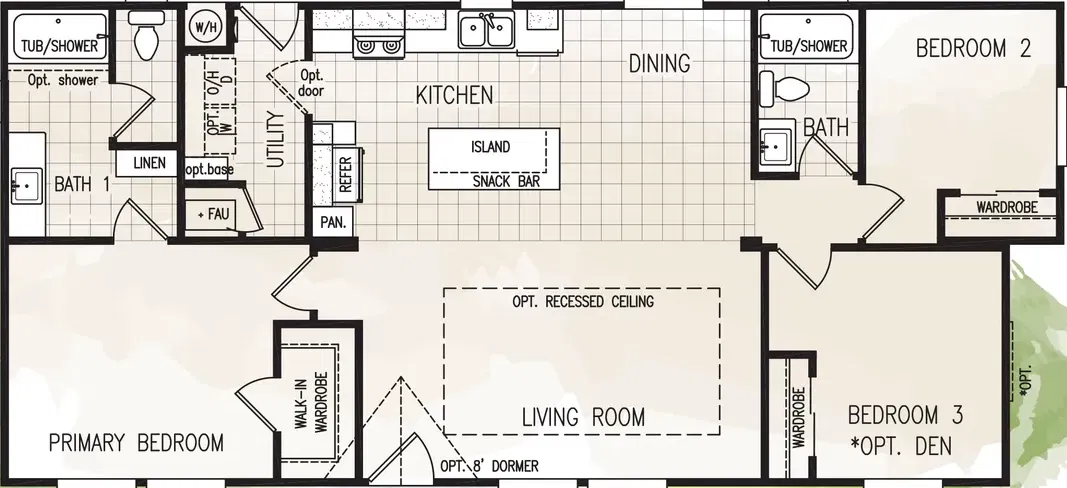 Fairpoint 24523k floor plan home features