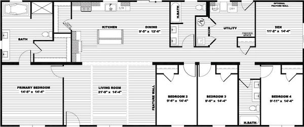 Farm 4 flex elite floor plan home features