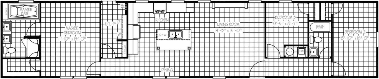 Pinehurst floor plan home features