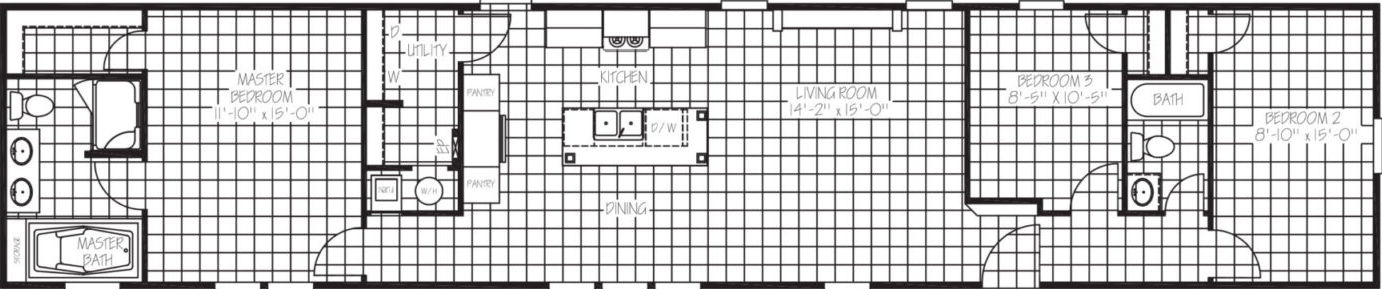 The lincoln floor plan home features