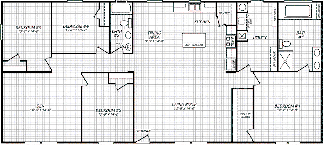 Pure homes 32684u floor plan home features