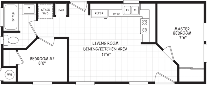 Encore 12401a floor plan home features