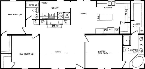 Md-26 rawhide floor plan home features