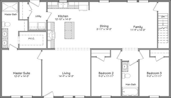Liberty series brearley 30' floor plan home features