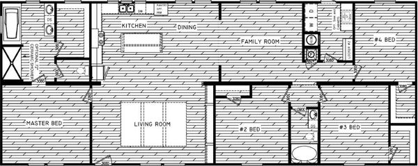 The callaway floor plan home features
