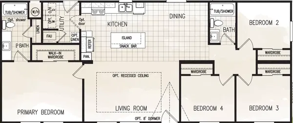 Fairpoint 24564a floor plan home features