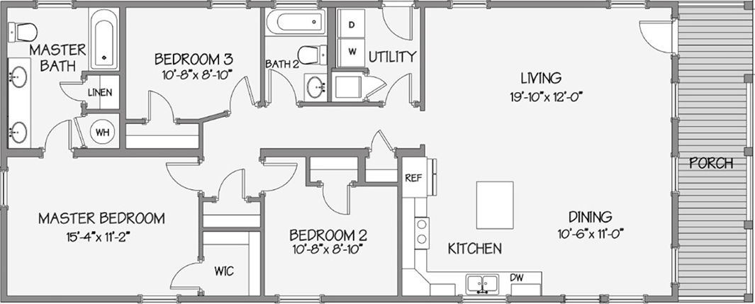 Ivy floor plan home features