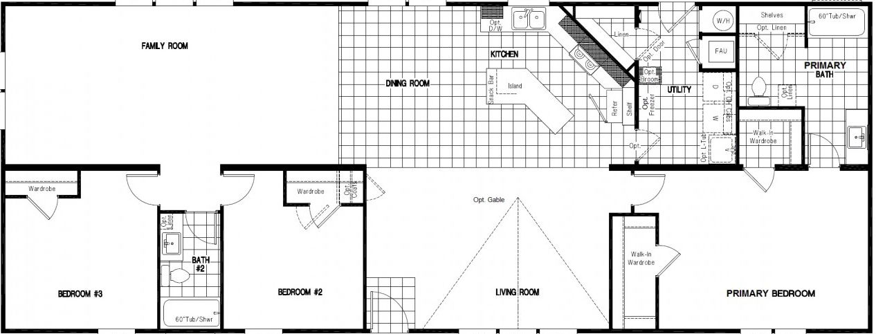 Drm711f floor plan home features