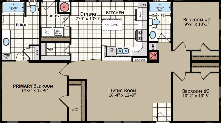 AF2848A Floor Plan