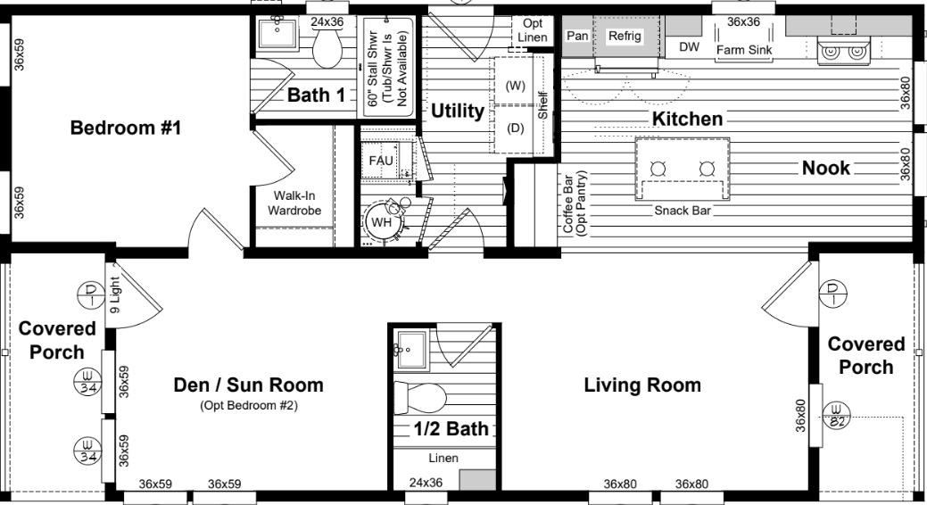 Idol floor plan home features