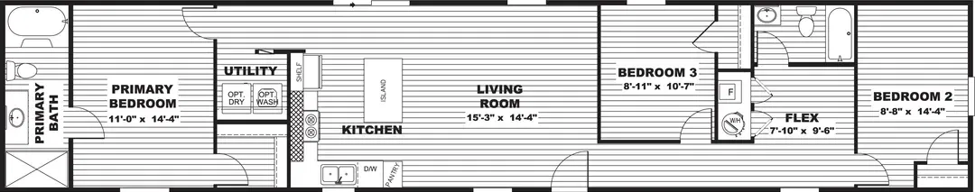 Splendor floor plan home features