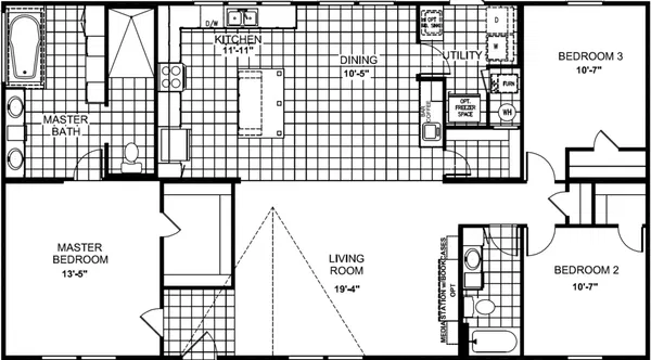 Bandera 3356 floor plan home features