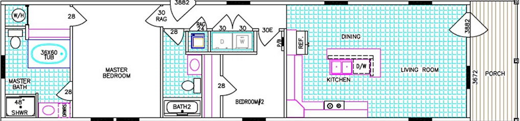 Thompson floor plan home features