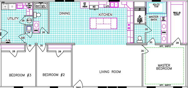 Adams floor plan home features