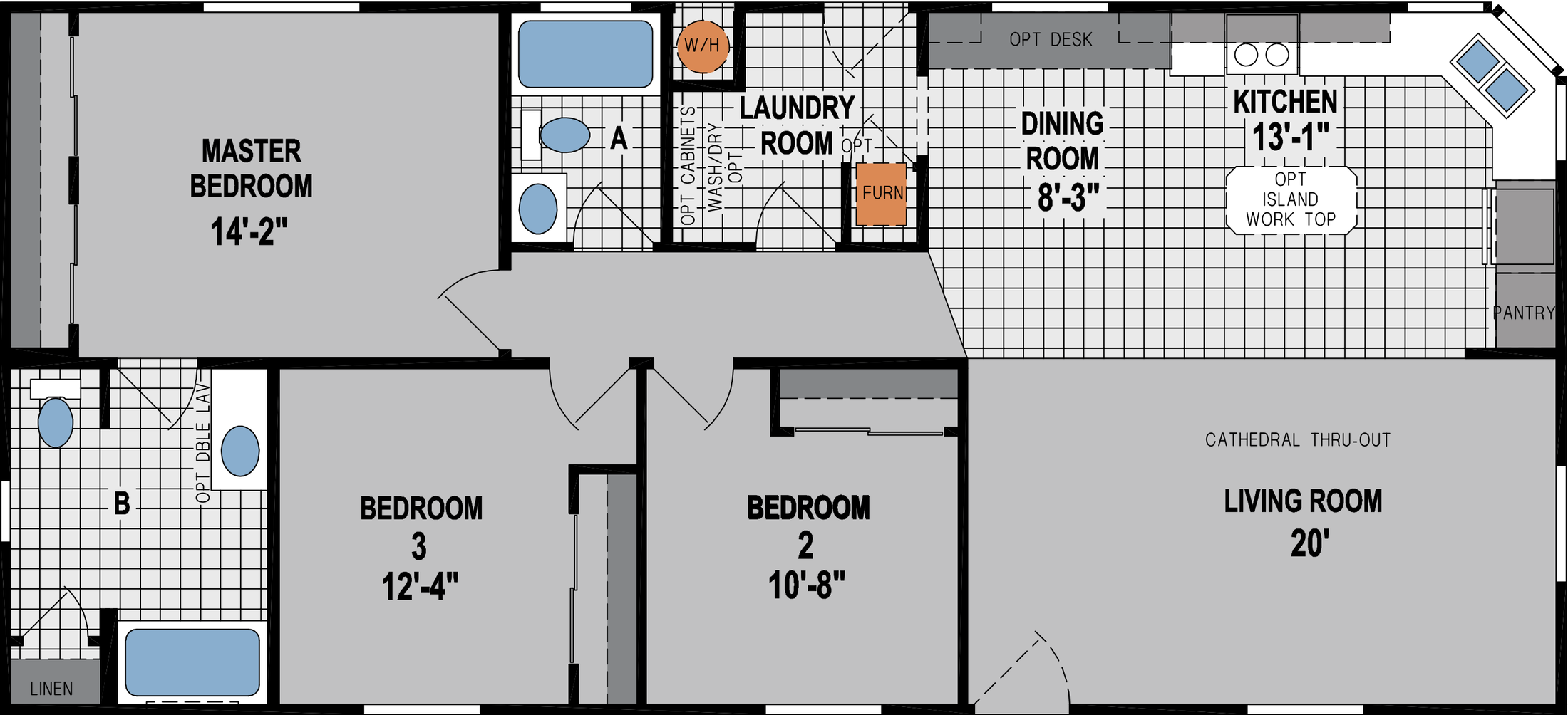 Amber Cove K605CT Floor Plan