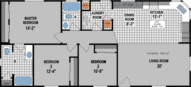 Amber cove k605ct floor plan home features