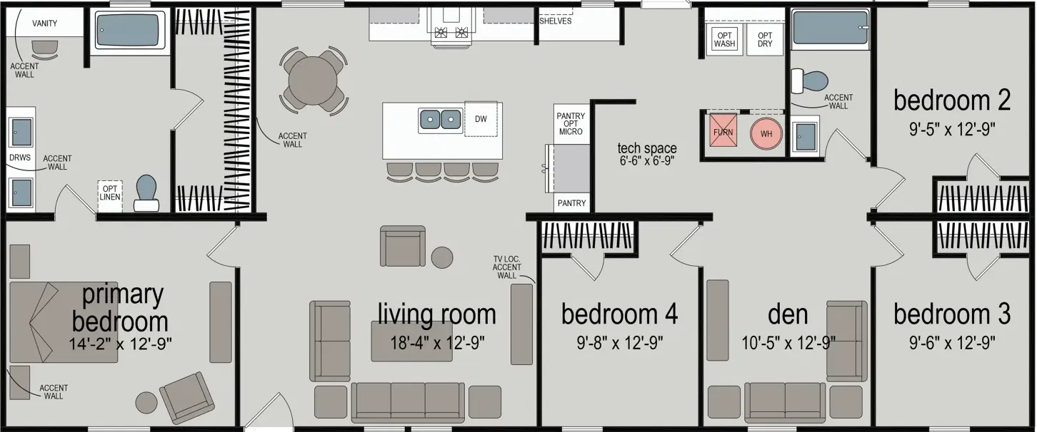 Embrace serenity 233 floor plan home features