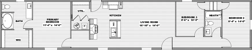 Essence floor plan home features