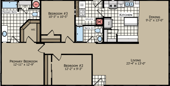 AF2852D Floor Plan