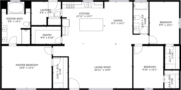 K3060a floor plan home features