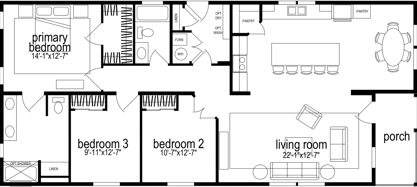 Hillcrest G865 Floor Plan