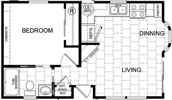 Rosewood floor plan home features