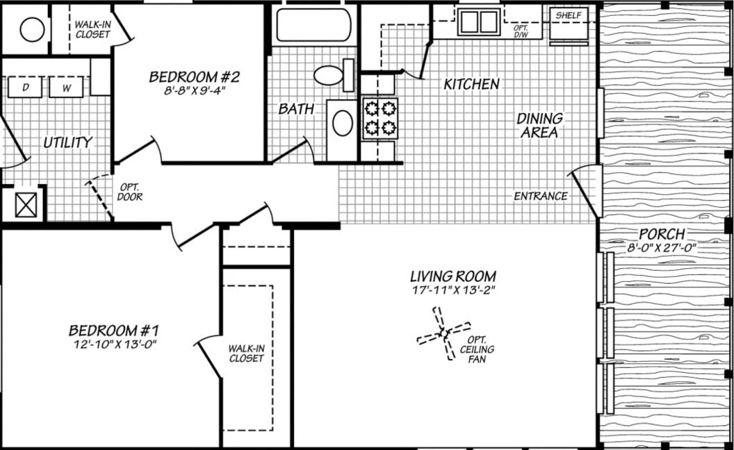 River's Edge 28362B Floor Plan