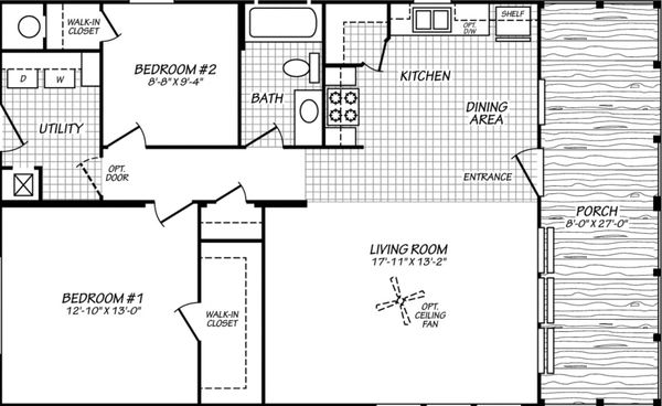 River's edge 28362b floor plan home features