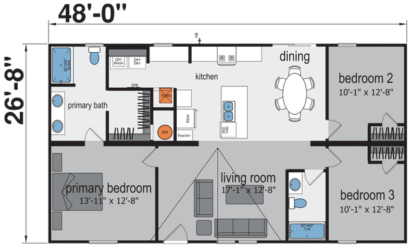 Foundation limited 2848h32lm48 floor plan home features