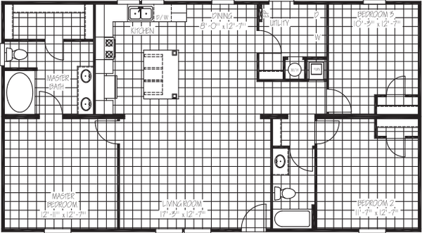 The nassau floor plan home features